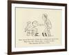 There Was an Old Person of Deal, Who in Walking Used Only His Heel-Edward Lear-Framed Giclee Print