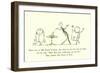 There Was an Old Person of Dean, Who Dined on One Pea and One Bean-Edward Lear-Framed Giclee Print