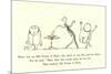 There Was an Old Person of Dean, Who Dined on One Pea and One Bean-Edward Lear-Mounted Giclee Print