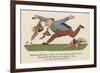 There Was an Old Person of Dover, Who Rushed Through a Field of Blue Clover-Edward Lear-Framed Giclee Print