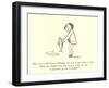 There Was an Old Person of Dundalk, Who Tried to Teach Fishes to Walk-Edward Lear-Framed Giclee Print