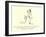 There Was an Old Person of Dundalk, Who Tried to Teach Fishes to Walk-Edward Lear-Framed Giclee Print