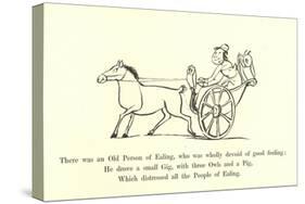 There Was an Old Person of Ealing, Who Was Wholly Devoid of Good Feeling-Edward Lear-Stretched Canvas