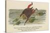 There Was an Old Person of Ems, Who Casually Fell in the Thames-Edward Lear-Stretched Canvas