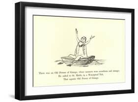 There Was an Old Person of Grange, Whose Manners Were Scroobious and Strange-Edward Lear-Framed Giclee Print