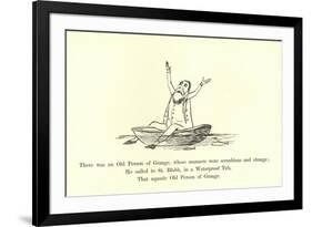 There Was an Old Person of Grange, Whose Manners Were Scroobious and Strange-Edward Lear-Framed Giclee Print