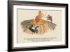 There Was an Old Person of Gretna, Who Rushed Down the Crater of Etna-Edward Lear-Framed Giclee Print