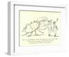 There Was an Old Person of Hyde, Who Walked by the Shore with His Bride-Edward Lear-Framed Giclee Print