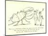 There Was an Old Person of Hyde, Who Walked by the Shore with His Bride-Edward Lear-Mounted Giclee Print