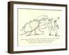 There Was an Old Person of Hyde, Who Walked by the Shore with His Bride-Edward Lear-Framed Giclee Print