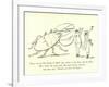 There Was an Old Person of Hyde, Who Walked by the Shore with His Bride-Edward Lear-Framed Giclee Print