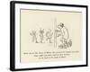 There Was an Old Person of Minety, Who Purchased Five Hundred and Ninety Large Apples and Pears-Edward Lear-Framed Giclee Print