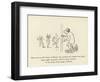 There Was an Old Person of Minety, Who Purchased Five Hundred and Ninety Large Apples and Pears-Edward Lear-Framed Giclee Print