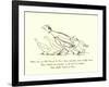 There Was an Old Person of Nice, Whose Associates Were Usually Geese-Edward Lear-Framed Giclee Print