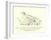 There Was an Old Person of Nice, Whose Associates Were Usually Geese-Edward Lear-Framed Giclee Print