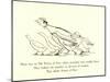 There Was an Old Person of Nice, Whose Associates Were Usually Geese-Edward Lear-Mounted Giclee Print