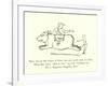 There Was an Old Person of Ware, Who Rode on the Back of a Bear-Edward Lear-Framed Giclee Print