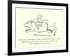 There Was an Old Person of Ware, Who Rode on the Back of a Bear-Edward Lear-Framed Giclee Print