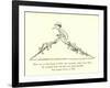 There Was an Old Person of Wilts, Who Constantly Walked Upon Stilts-Edward Lear-Framed Giclee Print