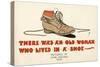 There Was an Old Woman Who Lived in a Shoe-John Hassall-Stretched Canvas