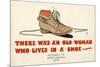 There Was an Old Woman Who Lived in a Shoe-John Hassall-Mounted Art Print