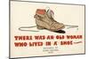 There Was an Old Woman Who Lived in a Shoe-John Hassall-Mounted Art Print