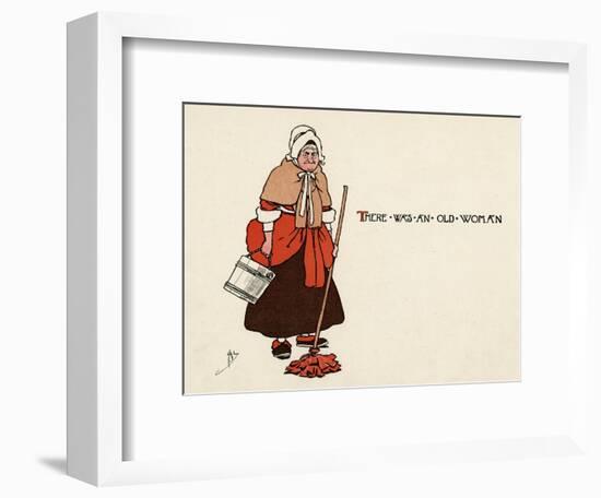 There Was an Old Woman-John Hassall-Framed Art Print