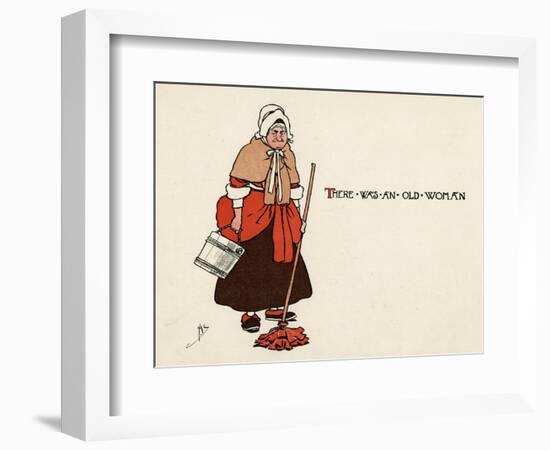 There Was an Old Woman-John Hassall-Framed Art Print