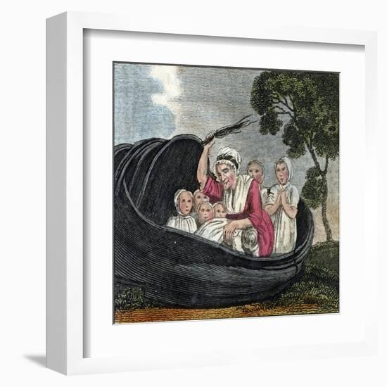 There Was an Old Woman-null-Framed Art Print