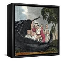 There Was an Old Woman-null-Framed Stretched Canvas