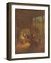 'There Was No Room in the Inn', c1910, (1911)-Edward Stott-Framed Giclee Print