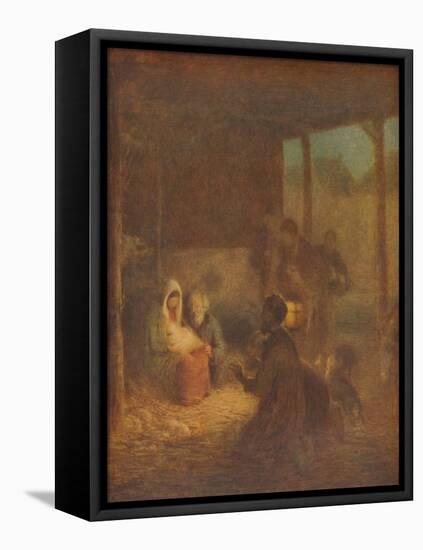 'There Was No Room in the Inn', c1910, (1911)-Edward Stott-Framed Stretched Canvas