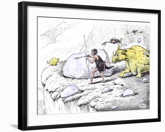 There Were Often Unforeseen Circumstances Which Gave to the Highland Stalking of Those Days an Adde-Edward Tennyson Reed-Framed Giclee Print