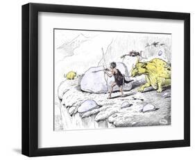 There Were Often Unforeseen Circumstances Which Gave to the Highland Stalking of Those Days an Adde-Edward Tennyson Reed-Framed Giclee Print