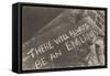 There Will Always Be an England Chalk on Pavement-null-Framed Stretched Canvas