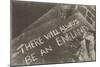 There Will Always Be an England Chalk on Pavement-null-Mounted Art Print