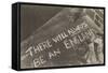 There Will Always Be an England Chalk on Pavement-null-Framed Stretched Canvas