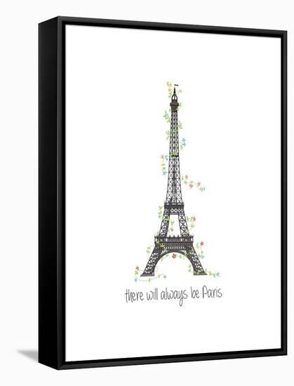 There Will Always Be Paris-Jan Weiss-Framed Stretched Canvas