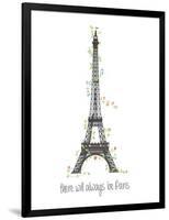 There Will Always Be Paris-Jan Weiss-Framed Art Print