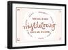 There will be much mistletowing, Hearts will be glowing-Lantern Press-Framed Art Print