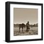 There Will Be Peace In The Valley (sepia)-Barry Hart-Framed Art Print