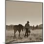 There Will Be Peace In The Valley (sepia)-Barry Hart-Mounted Art Print