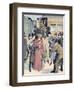 Therèse Humbert (1856-1918) Fraudster Arriving in Paris (Jan 19)-null-Framed Giclee Print