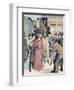 Therèse Humbert (1856-1918) Fraudster Arriving in Paris (Jan 19)-null-Framed Giclee Print