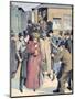 Therèse Humbert (1856-1918) Fraudster Arriving in Paris (Jan 19)-null-Mounted Giclee Print