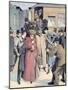 Therèse Humbert (1856-1918) Fraudster Arriving in Paris (Jan 19)-null-Mounted Giclee Print