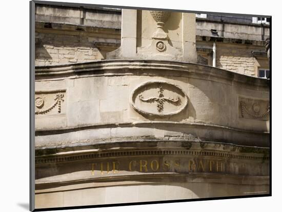 Thermae Bath Spa, Bath, Avon, England, United Kingdom-Matthew Davison-Mounted Photographic Print