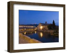 Thermae of Bagno Vignoni, Val D'Orcia, Siena Province, Tuscany, Italy, Europe-Pitamitz Sergio-Framed Photographic Print