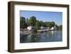 Thermal Lake at Heviz, Keszthely, Lake Balaton, Hungary, Europe-Ian Trower-Framed Photographic Print