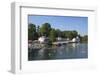 Thermal Lake at Heviz, Keszthely, Lake Balaton, Hungary, Europe-Ian Trower-Framed Photographic Print